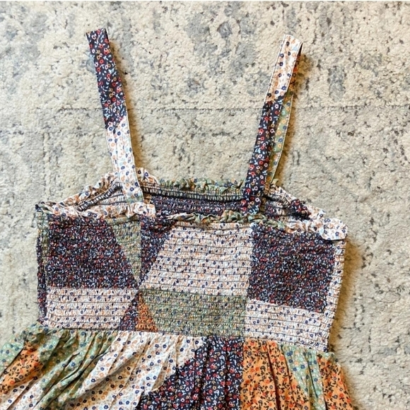 Universal Thread-Famous Smocked Tank  Dress - Sleeveless Patchwork - Picture 3 of 12